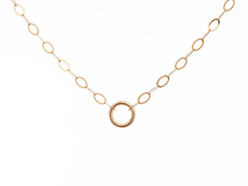 Elegant Almond Chain | Layering Queen | LINK, design your own