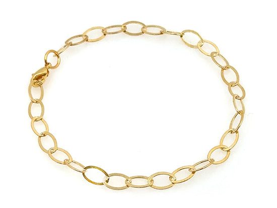Almond Chain Bracelet