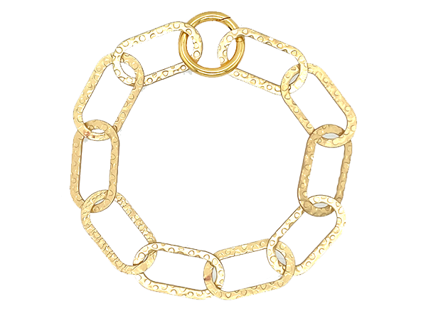 Load image into Gallery viewer, Gold Signature Chain Bracelet

