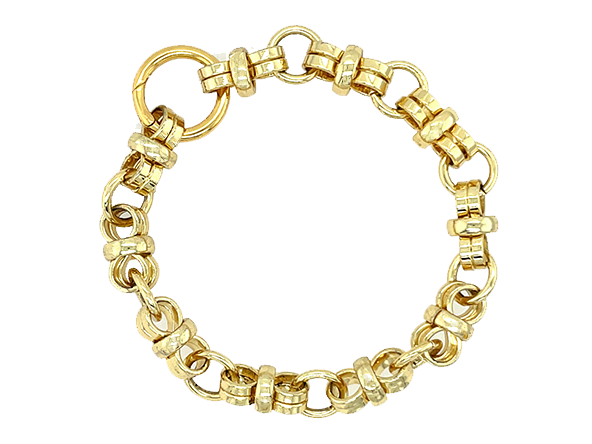 Stunning Double Loop Chunky Chain Bracelet