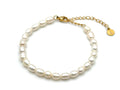 Freshwater Rice Shaped Pearl Bracelet