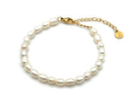 Freshwater Rice Shaped Pearl Bracelet