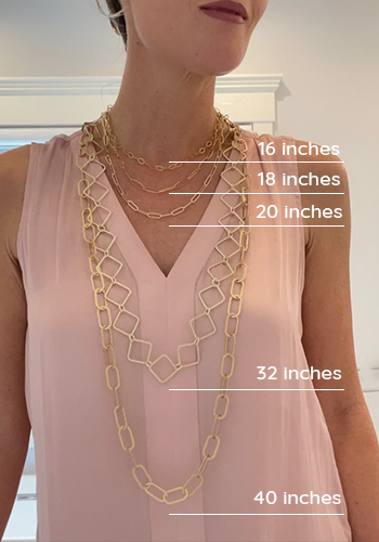 Find Your Perfect Match: A Guide to Necklace Lengths – ELVIE JEWELS