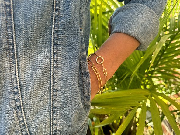 Chunky Paperclip Chain Bracelet | LINK, design your own