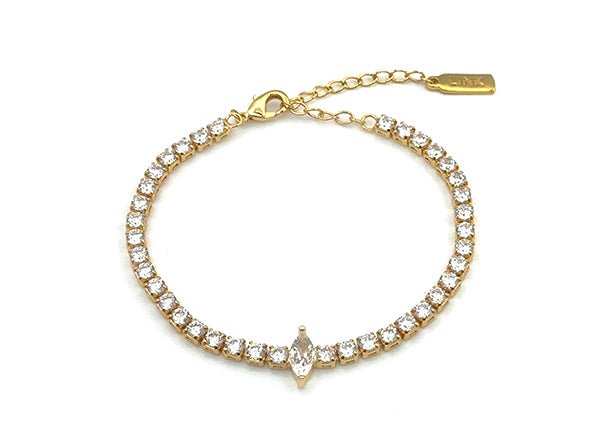 Marquise Sparkling Tennis Bracelet | LINK, design your own