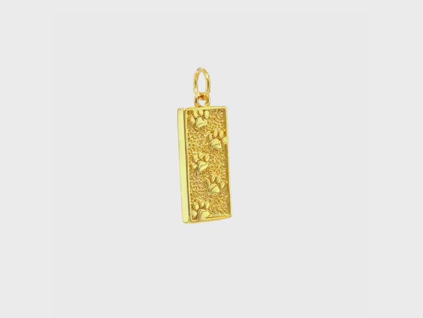 Paws in the Sand Pendant