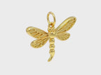 Dragonfly Semicolon Charm
