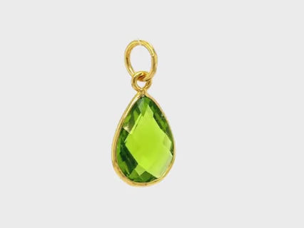 Eye Catching Teardrop | Peridot Green