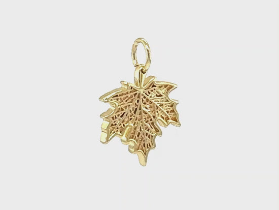 Load and play video in Gallery viewer, Maple Leaf Pendant
