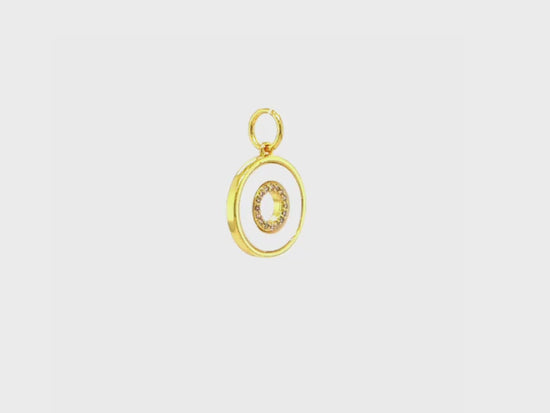 Load and play video in Gallery viewer, Sparkling Mother of Pearl Charm
