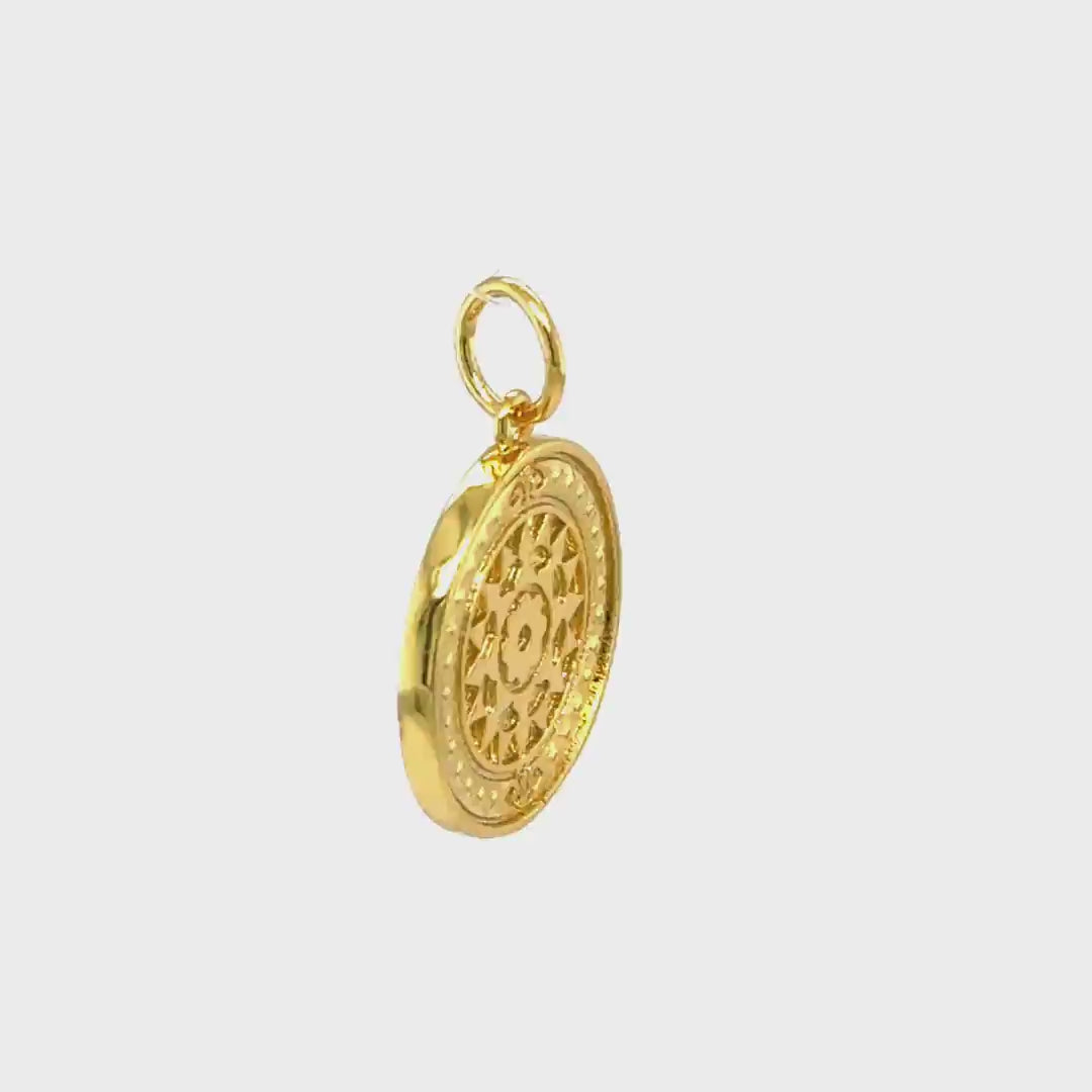 Flower Medallion Pendant