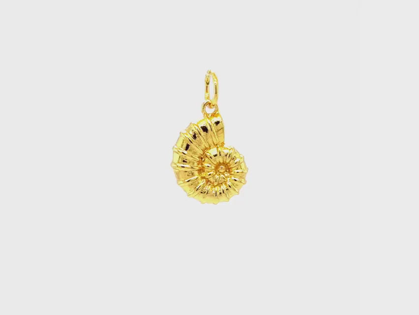 Swirl Shell Charm