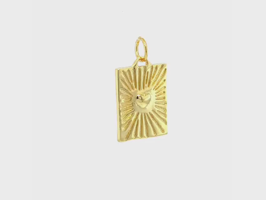 Sunshine Heart Pendant