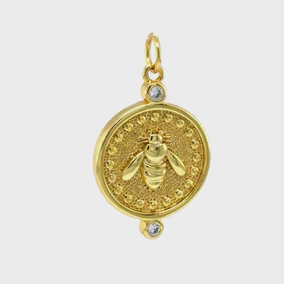 Load and play video in Gallery viewer, Bee Medallion
