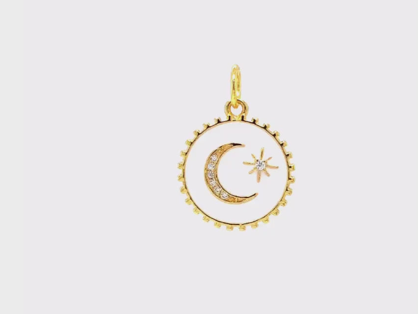 White Moon Pendant