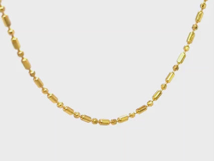 Sparkling Dot Bar Chain | Adjustable