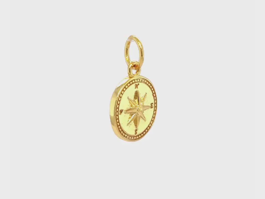 Traveler's Compass Charm