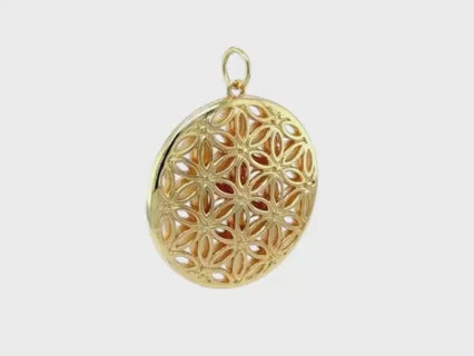 Load and play video in Gallery viewer, Flower of Life Pendant
