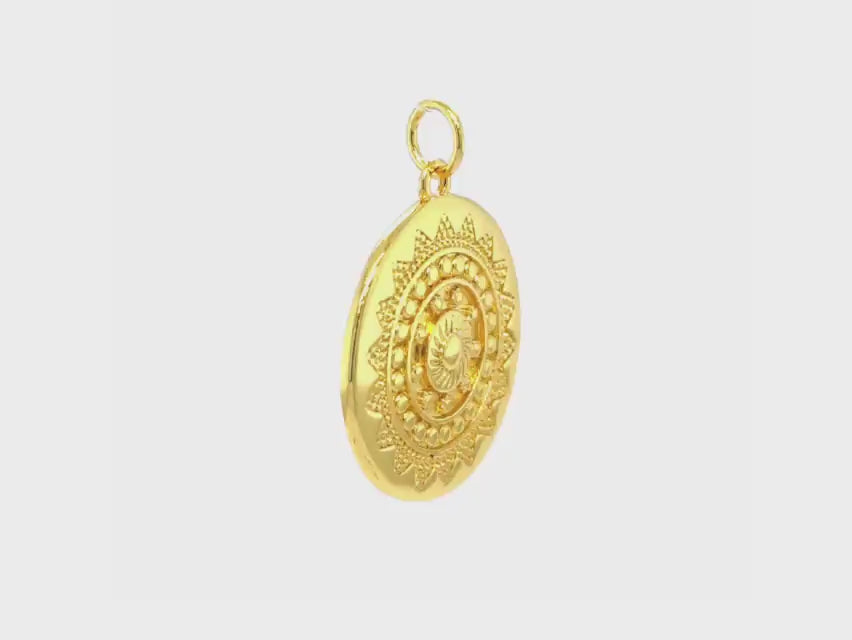 Stunning Sundial Pendant