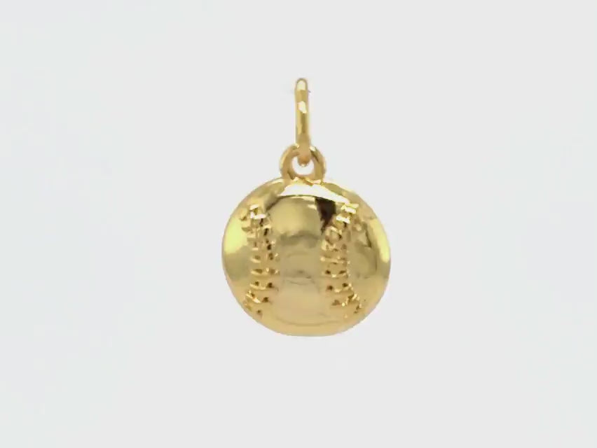 Load and play video in Gallery viewer, Let&amp;#39;s Go Baseball Pendant
