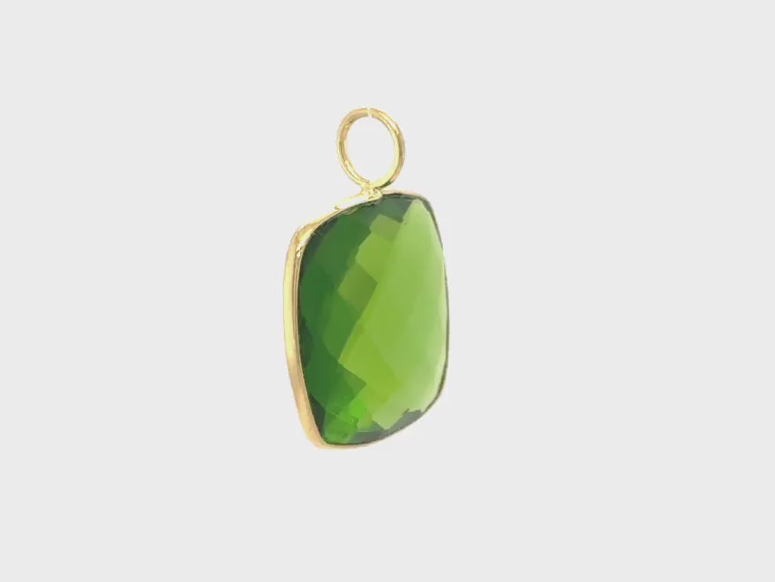 Peridot Green Infinity | Square