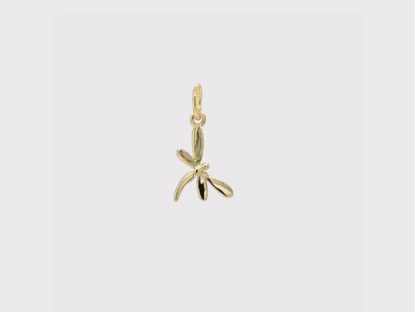 Tiny Dragonfly Charm