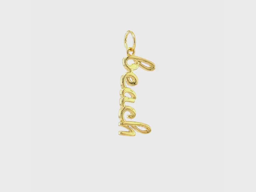 Load and play video in Gallery viewer, Elegant Beach Word Pendant
