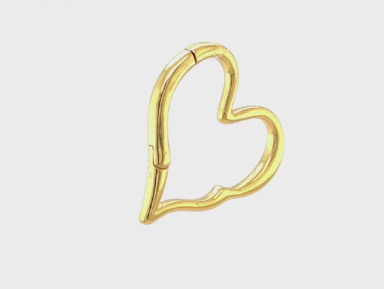 Load and play video in Gallery viewer, Designer Heart Clasp
