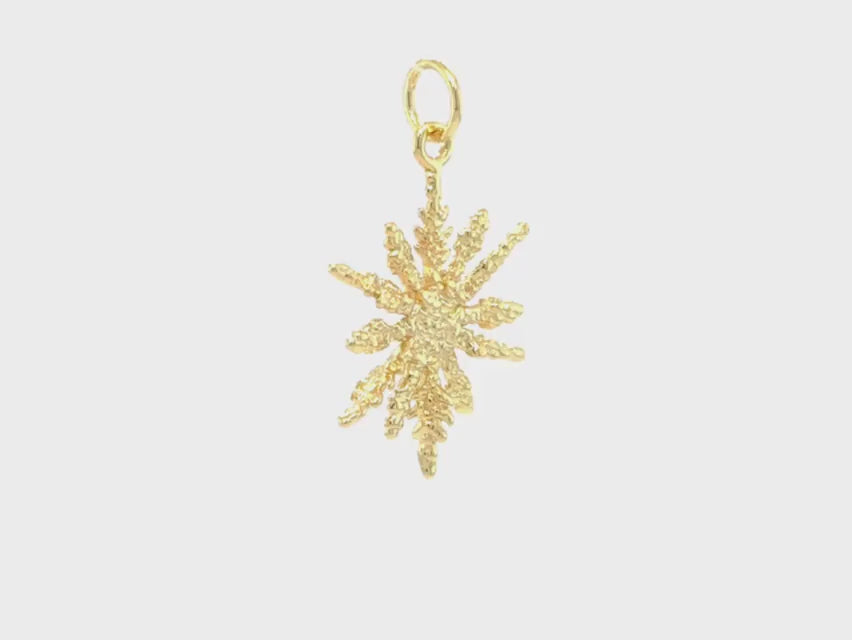 Sparkling Winter Snowflake Pendant