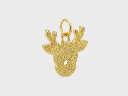 Sparkling Reindeer Charm
