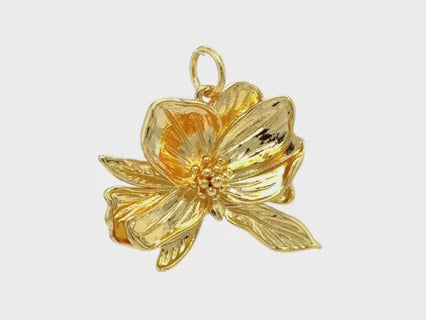 Magnolia Flower Pendant