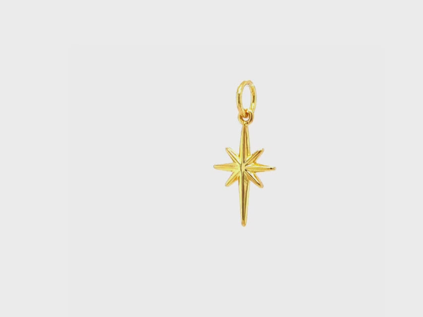Small North Star Charm