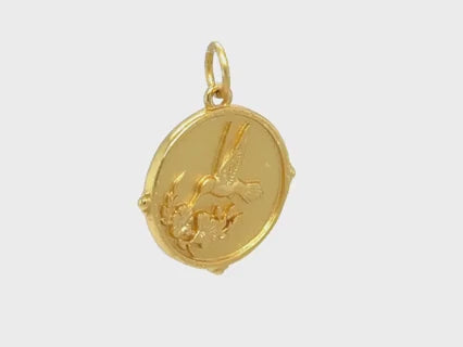 Graceful Hummingbird Pendant