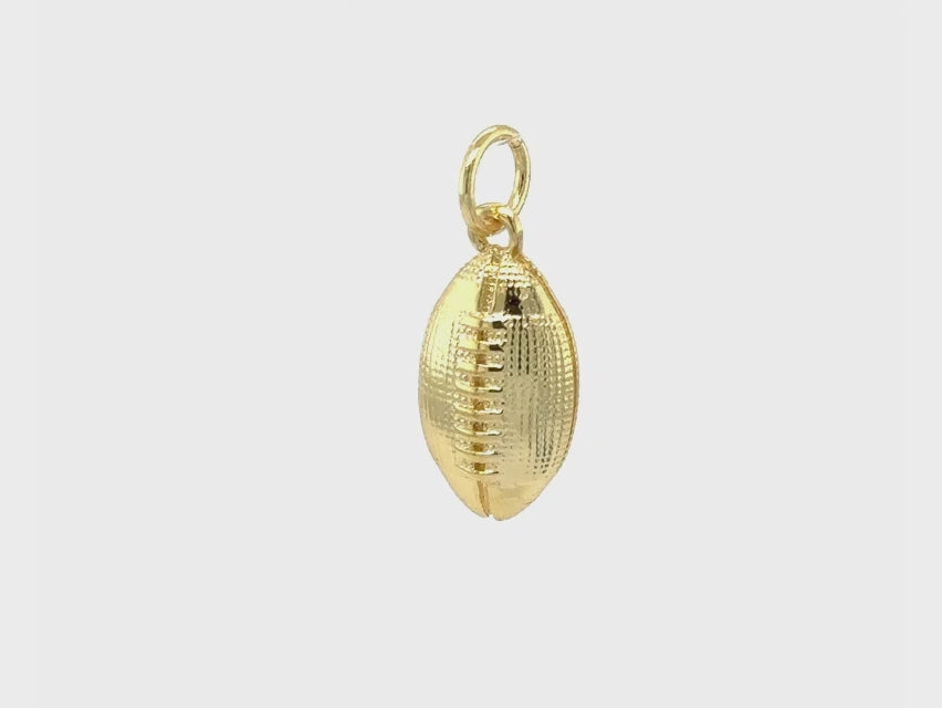 Load and play video in Gallery viewer, Football Spirit Pendant
