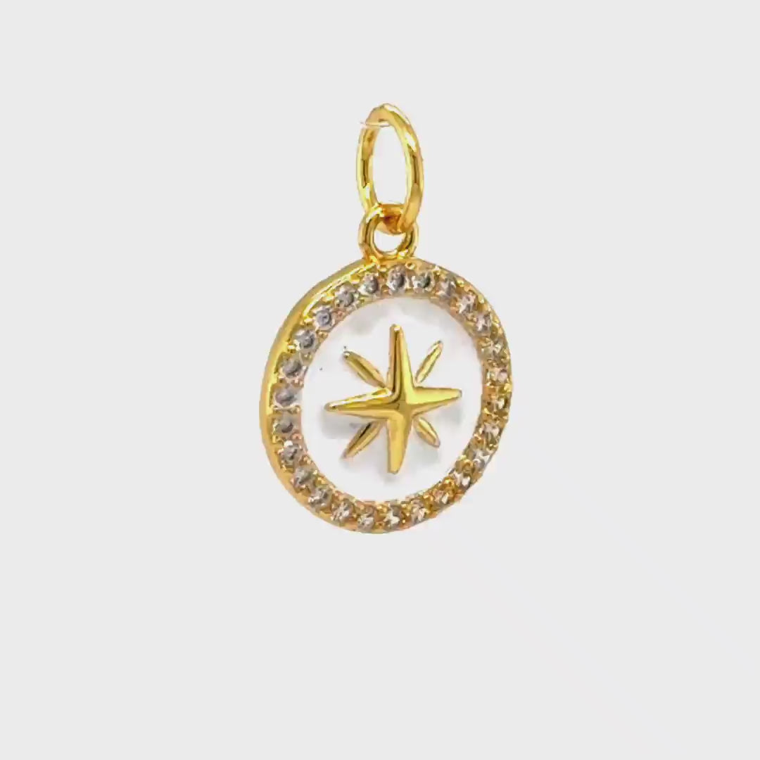 Load and play video in Gallery viewer, Sparkling Star Charm
