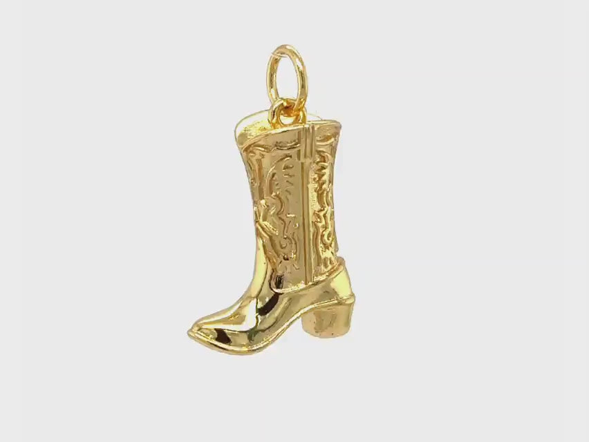 Cowboy Boot Pendant