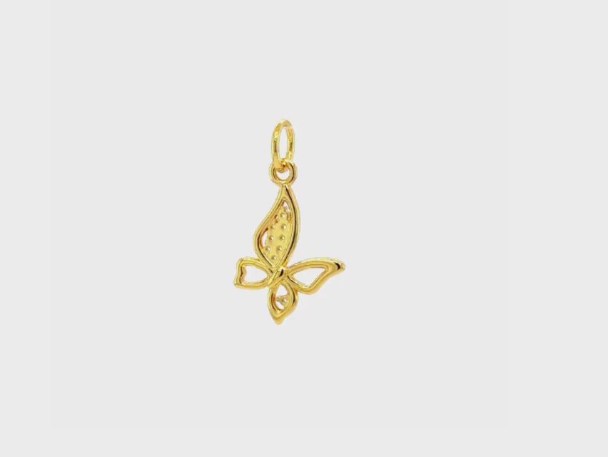 Sparkling Butterfly Charm
