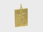Mahjongg Red Dragon Tile Pendant