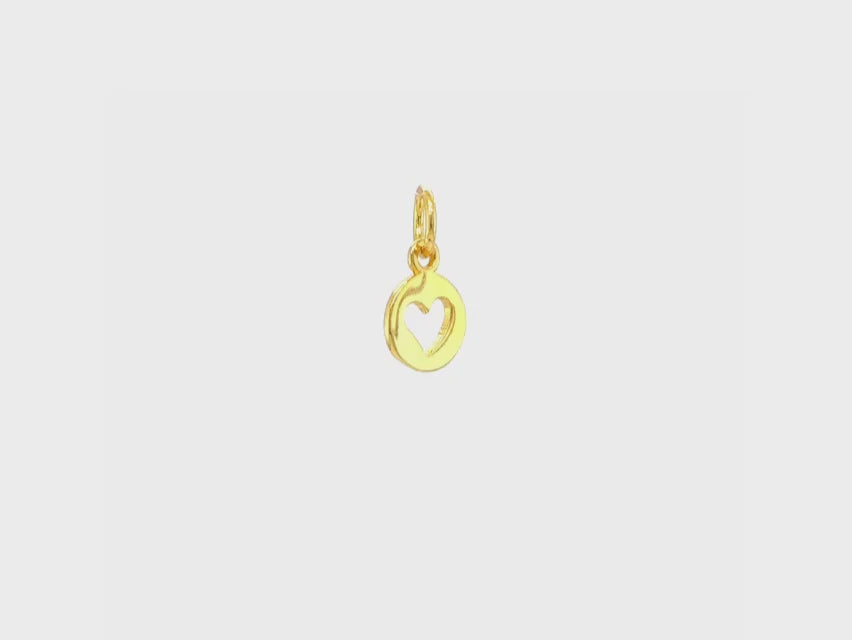 Tiny heart charm