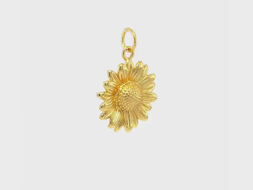 Load and play video in Gallery viewer, Sunflower Pendant
