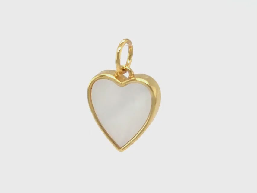 Mother of Pearl Heart