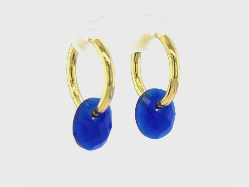 Small Colorful Teardrop Earring Charms