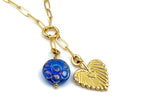 Vintage | Iridescent Bubble Lampwork Glass Pendant | LINK, design your own