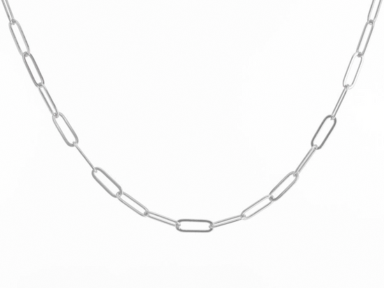 Load image into Gallery viewer, Gold and Silver Paperclip Necklace Chain
