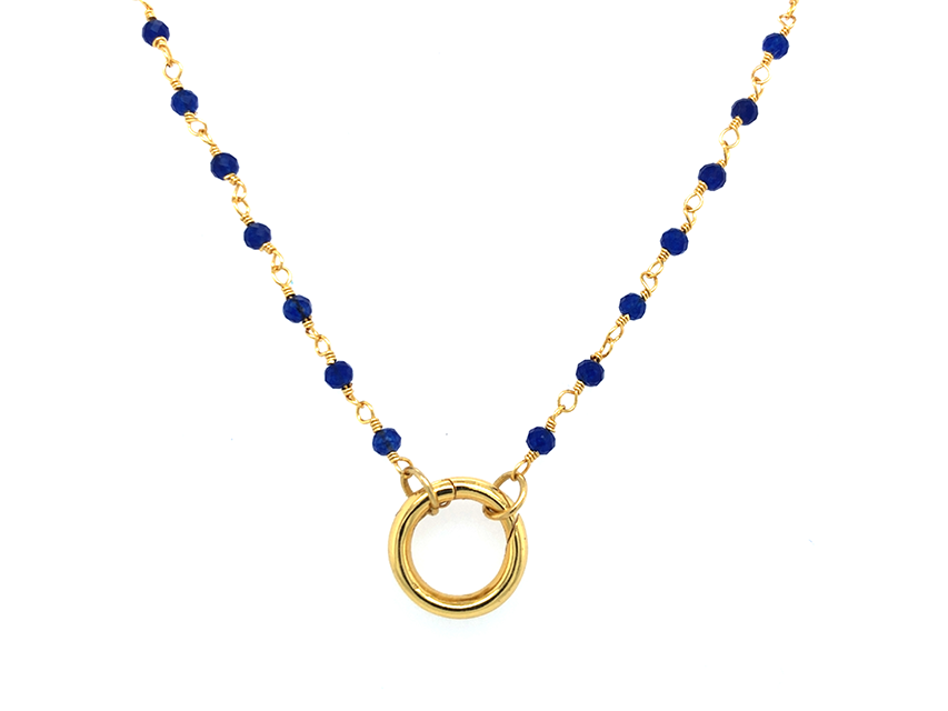 Load image into Gallery viewer, Blue Chalcedony Rosary Chain
