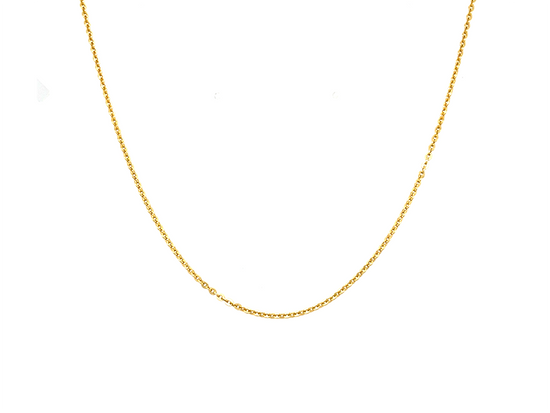 Elegant Adjustable (Gold Plated) Sterling Silver Chain