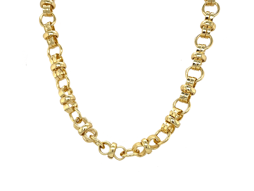 Gold Double Loop Body Chain