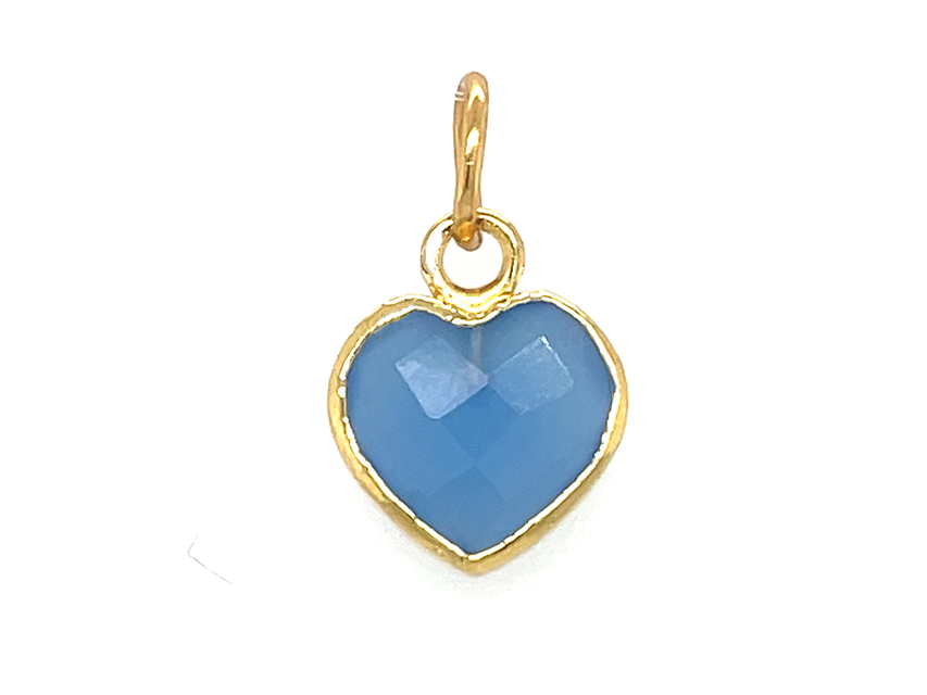 Load image into Gallery viewer, Stone Heart Charms
