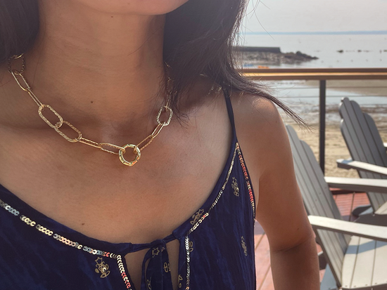 LINK Necklaces | Sparkling Clasps Chains