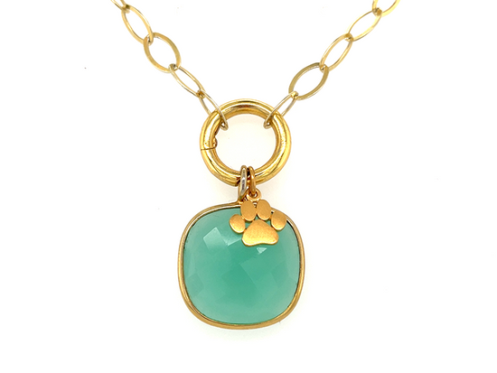 Load image into Gallery viewer, LINK Necklaces | Cute, Small Paw Charm Pendant
